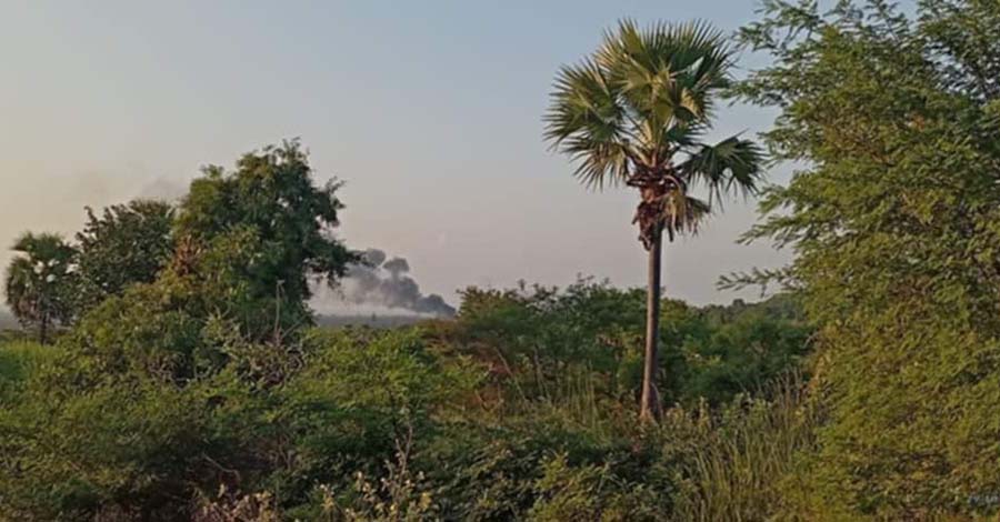 ဘုတလင်မြို့နယ် အင်းတဲရွာကို စစ်ကောင်စီတပ် မီးရှို့