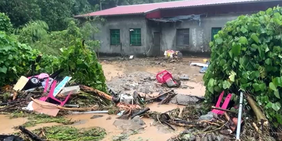 ထိုင်ဝမ်တွင် မုန်တိုင်းကြောင့် ၂ ဦးသေဆုံး