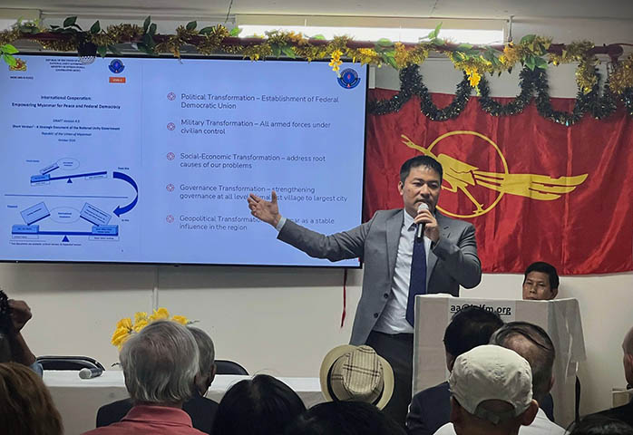 စစ်ကောင်စီကို ဖြတ် ၃ ဖြတ်လုပ်ရန် ဆောင်ရွက်နေဟု ဒေါက်တာ ဆာဆာပြော