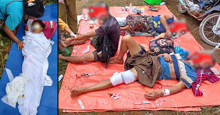 စစ်ရှောင်များကို စစ်တပ်က ဒရုန်းဖြင့်ဗုံးကြဲသဖြင့် သေဆုံးသူ ၃ ဦးရှိလာ