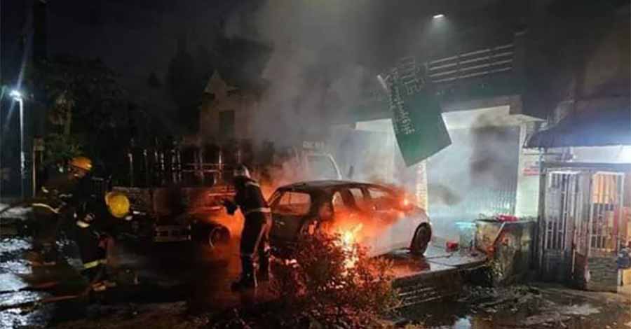 လှိုင်သာယာတွင် ဂက်စ်မီးဖိုဆိုင် ဗုံးခွဲခံရပြီး ၁ ဦးသေဆုံး၊ ၂ ဦးဒဏ်ရာရ