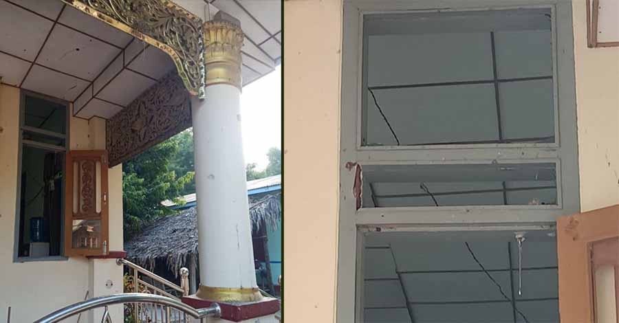 ပုလဲနှင့် ဆောမြို့တို့တွင် စစ်တပ် လက်နက်ကြီးပစ်ခတ်မှုကြောင့် ပြည်သူ ၃ ဦး သေဆုံး
