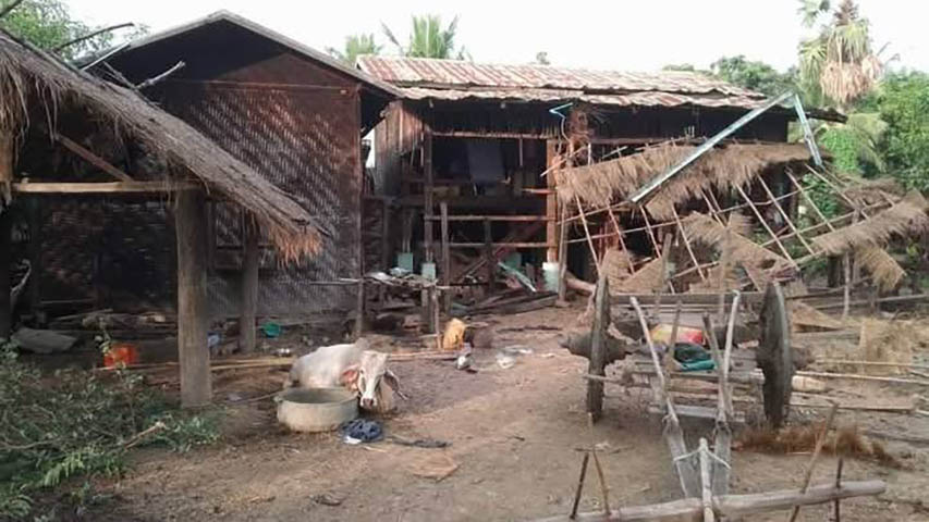 ကထိန်ပွဲကျင်းပသည့်ရွာကို စစ်တပ်က လေကြောင်းတိုက်ခိုက်၊ ပြည်သူ ၃ ဦးသေဆုံးပြီး ၅ ဦး ဒဏ်ရာရ