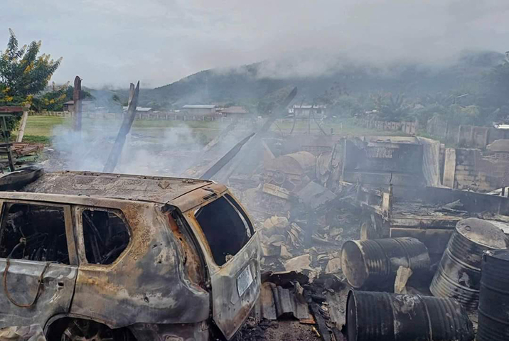 ဖယ်ခုံတွင် စစ်တပ်ကဗုံးကြဲသဖြင့် စစ်ရှောင် ၂ ဦးသေဆုံး