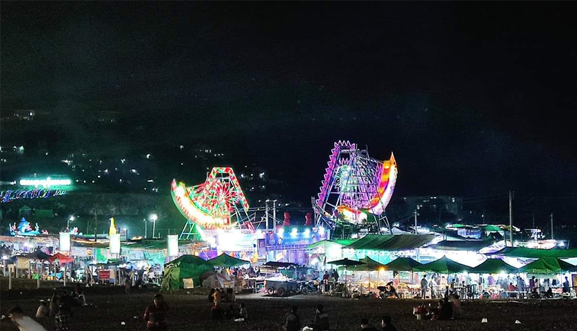 တောင်ကြီး ရိုးရာတန်ဆောင်တိုင် မီးပုံပျံပွဲကို   X Ray စက်ဖြစ်စစ်ဆေးပြီးမှ ဝင်ခွင့်ရ