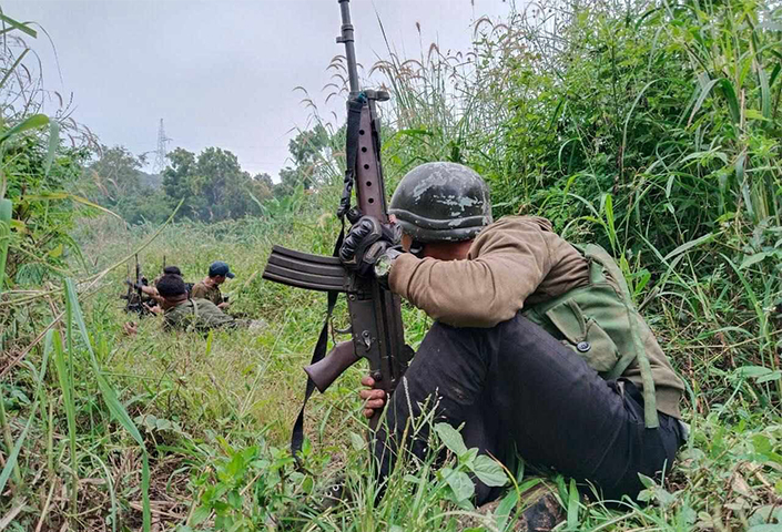 အမ်းမြို့နယ် ပဲပဒုံ စစ်ဆေးရေးဂိတ်ကို AA က သိမ်းပိုက်