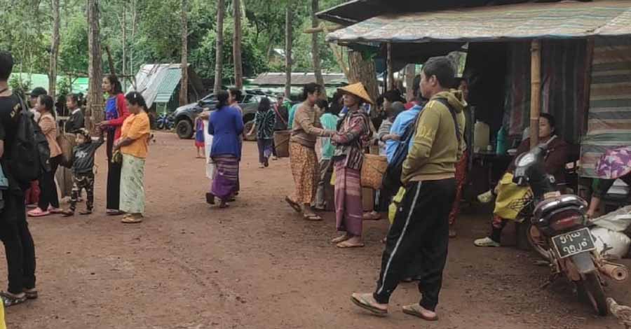 ဒီးမော့ဆို အနောက်ခြမ်းက စစ်ဘေးရှောင်စခန်းတွင်  ရာသီတုပ်ကွေး ဖြစ်ပွားသူ များပြား