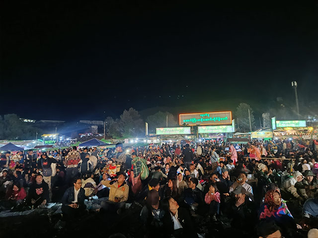 တောင်ကြီးတန်ဆောင်တိုင် မြင်ကွင်း (သတင်းဓာတ်ပုံ)