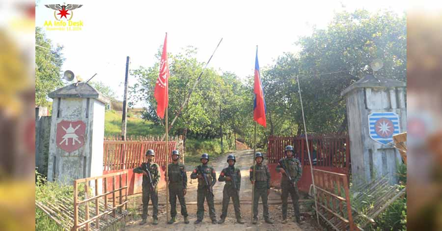 အမ်းမြို့နယ်ရှိ စစ်ကောင်စီ တပ်ရင်း တပ်ခွဲ ၈ ခုကို သိမ်းပိုက်ထားဟု AA ထုတ်ပြန်