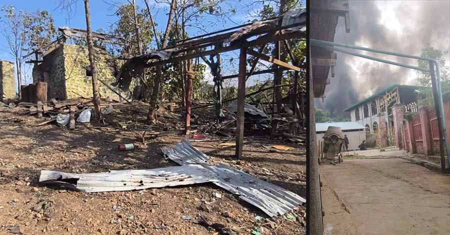 ဖားဆောင်းတွင် စစ်ကောင်စီတပ်က ၃ ရက်ဆက်တိုက် ဗုံးကြဲတိုက်ခိုက်