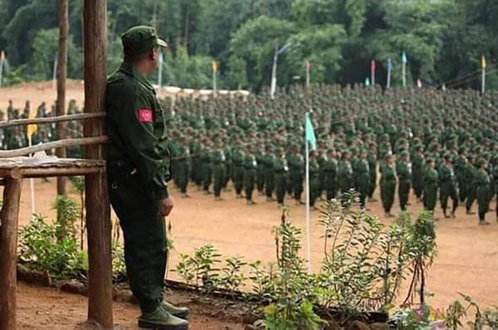 တောင်ကုတ် စကခ ၅ ကို အေအေ ထိုးစစ်ဆင်နေသဖြင့် တိုက်ပွဲ ပြင်းထန်