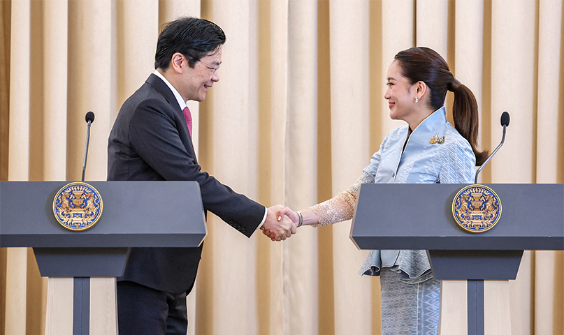 စင်ကာပူဝန်ကြီးချုပ် ထိုင်းနိုင်ငံကို လာရောက်လည်ပတ်
