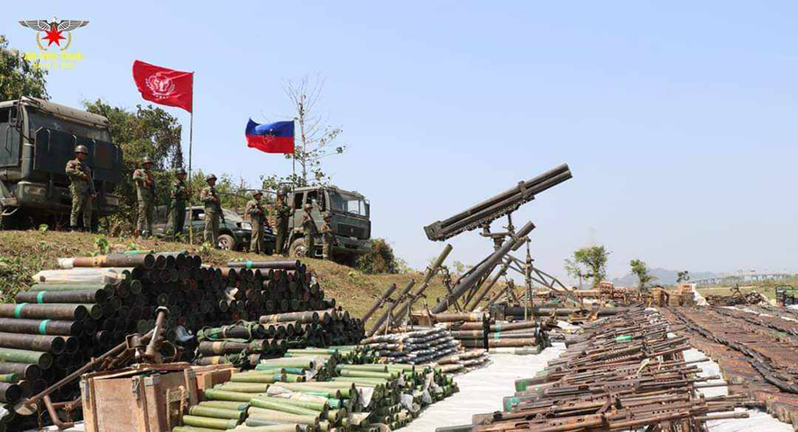 တောင်ကုတ်မြို့ တမြို့လုံးကို  AA အလုံးစုံထိန်းချုပ်