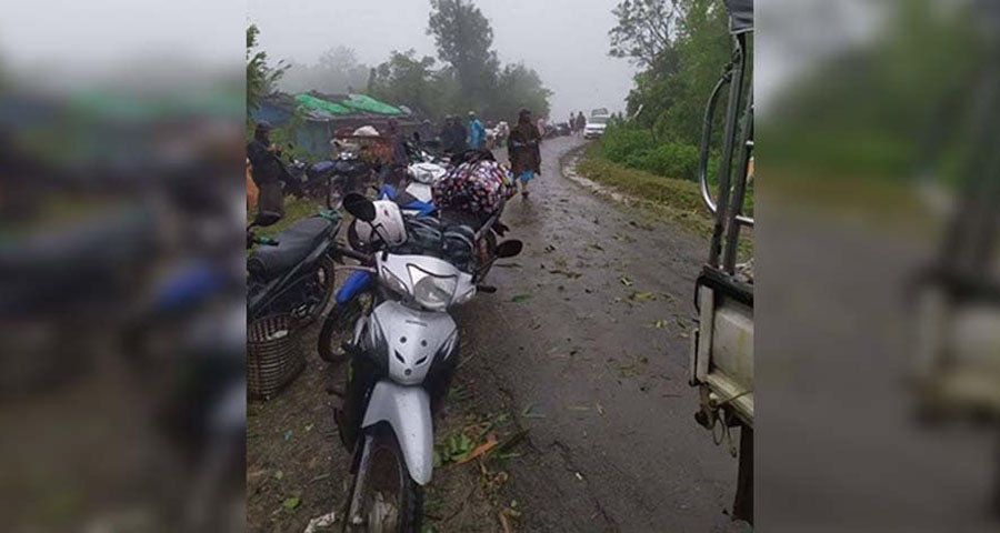 ငါးသိုင်းချောင်းတွင် ရခိုင်စစ်ရှောင် ၁၆ ဦးကို စစ်ကောင်စီတပ် ဖမ်းဆီး