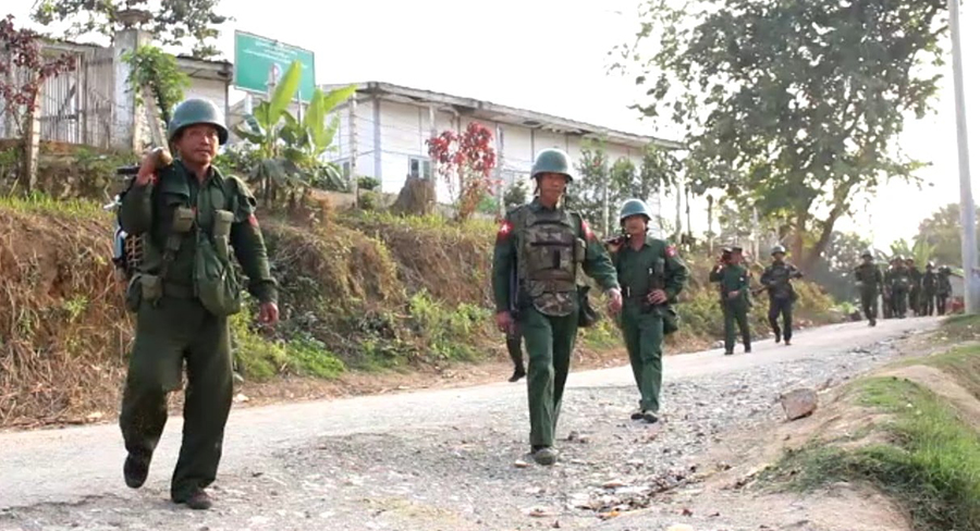 မန္တလေးတိုင်းအတွင်း စခန်းများ ပြန်ရရေး စစ်ကောင်စီတပ် ထိုးစစ်ဆင်