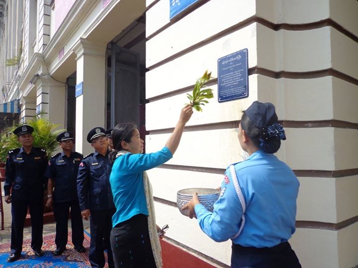 ရန္ကုန္တိုင္းမီးသတ္စခန္းတြင္ သမိုင္း၀င္အေဆာက္အအံု ကမၸည္းျပား တပ္ဆင္