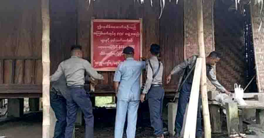 ဧရာဝတီတိုင်းတွင် တလအတွင်း နေအိမ် ၉ လုံးထက်မနည်း ချိပ်ပိတ်ခံရ