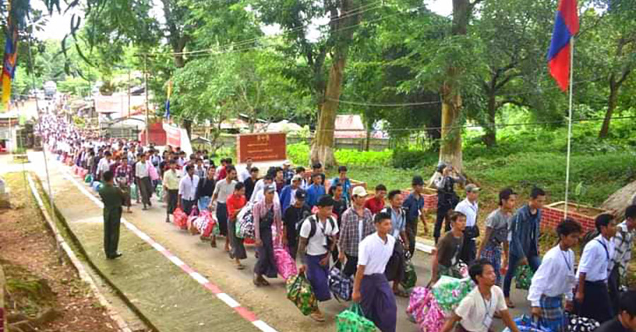 ပုသိမ်တွင် စစ်မှုထမ်းစုဆောင်းခံရသည့် အရပ်သား ၅၀ နီးပါးထွက်ပြေး