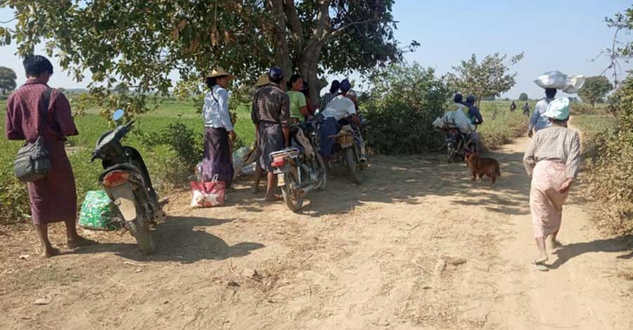 ရွှေဘိုမြို့နယ်၌ စစ်ကောင်စီတပ်က ရွာမီးရှို့၊ လူ ၄ ဦးကို သတ်ဖြတ်