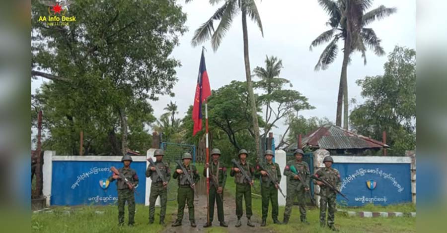 ဂွမြို့ နှင့် ၃ မိုင်အနီး  AA တပ်များ ရောက်ရှိနေ
