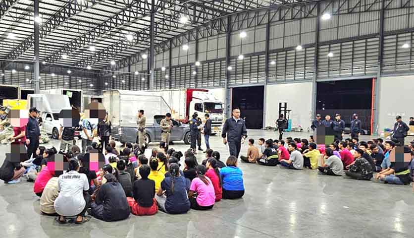 စမွတ်စခွန်းတွင် တရားမဝင်မြန်မာလုပ်သား ၁၃၀ နီးပါး ဖမ်းဆီးခံရ