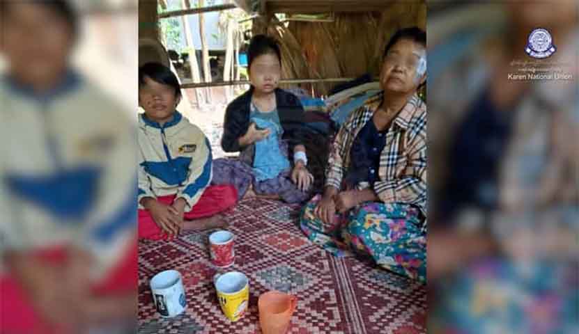 KNU နယ်မြေ၌  စစ်ကောင်စီတပ်ပစ်ခတ်မှုကြောင့် အရပ်သားများ သေဆုံး ဒဏ်ရာရ 
