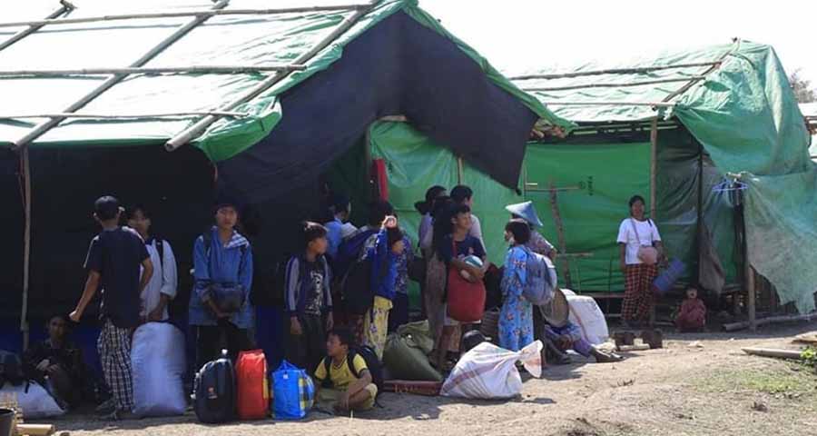 ဝိုင်းမော်မြို့နယ်က စစ်ရှောင် ၅၀၀၀ ကျော် စားဝတ်နေရေး ခက်ခဲနေ