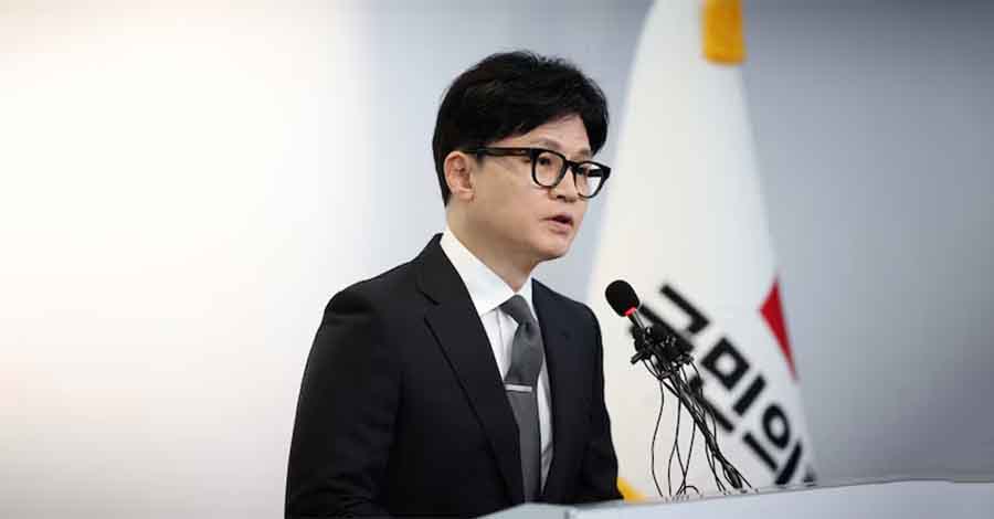 တောင်ကိုရီးယား အာဏာရပါတီခေါင်းဆောင် ရာထူးက နုတ်ထွက်