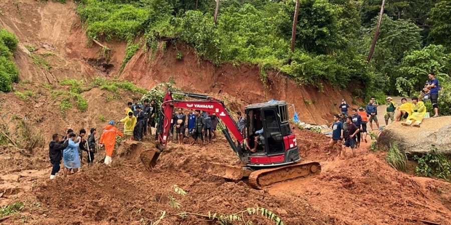ထိုင်းတောင်ပိုင်း ကော့စမွီကျွန်းတွင် မြေပြို၊ မြန်မာဆောက်လုပ်ရေးလုပ်သား ၂ ဦး သေဆုံး 