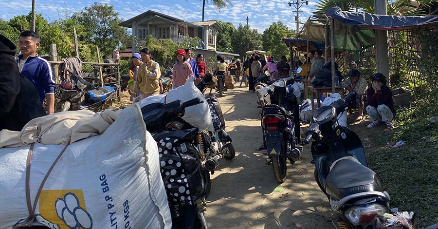 ဗန်းမော်မြို့သိမ်းတိုက်ပွဲ ပြင်းထန်၊ စစ်ကောင်စီတပ်က လေကြောင်းမှ တိုက်ခိုက်