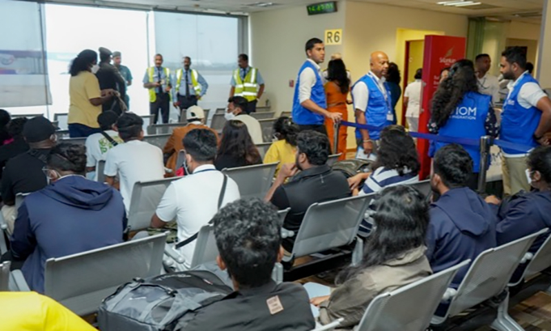 မြန်မာနယ်စပ် ကျားဖြန့်ဂိုဏ်း၌ လူကုန်ကူးခံရသူ သီရိလင်္ကာနိုင်ငံသား ၂၇ ဦး နေရပ်ပြန်