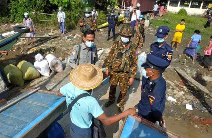 ဧရာဝတီတိုင်းတွင် ပေါ်တာဆွဲခံရသည့်လူငယ်အချို့ ကားပေါ်ကခုန်ချထွက်ပြေး
