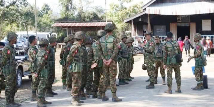 ချင်းပြည်နယ်မှ ထွက်ပြေးလာသည့် စစ်ကောင်စီဝန်ထမ်းများ ဆောမြို့သို့ရောက်လာ