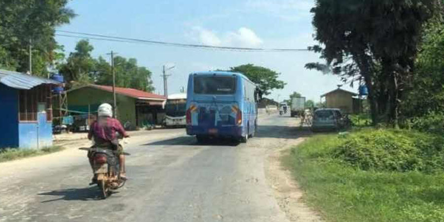 ဧရာဝတီတိုင်းအဝင်တွင် စစ်ကောင်စီတပ်က  တင်းတင်းကျပ်ကျပ် စစ်ဆေးနေ
