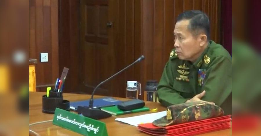 ဧရာဝတီတိုင်းတွင် စစ်ရေးအထူးပြင်ရန်နှင့် အသက်စွန့်တာဝန်ထမ်းရန် ဒုတပ်ချုပ်ပြော