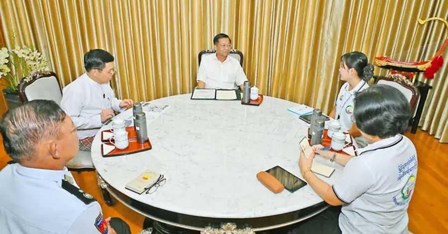 သန်းခေါင်စာရင်း မကောက်နိုင်ဘဲ ရွေးကောက်ပွဲလုပ်မည်ဟု စစ်ခေါင်းဆောင် ထပ်ပြော