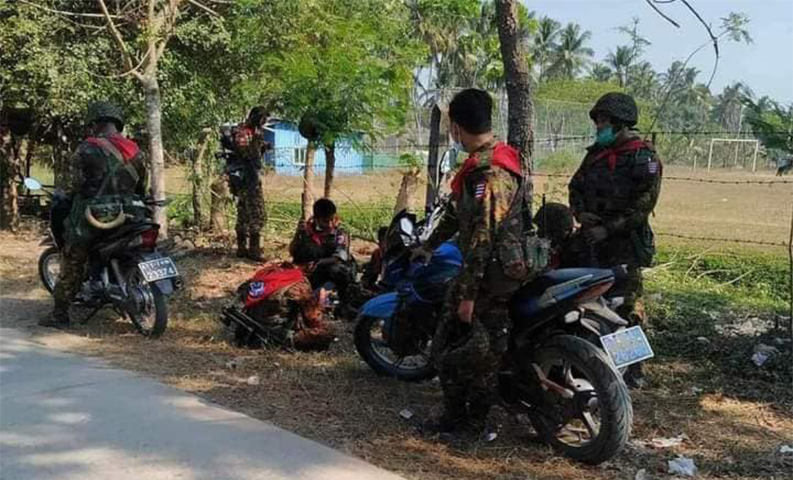 ကျုံပျော်တွင် စစ်ကောင်စီတပ်က စစ်ကြောင်းထိုးနေသဖြင့် ဒေသခံများထွက်ပြေး