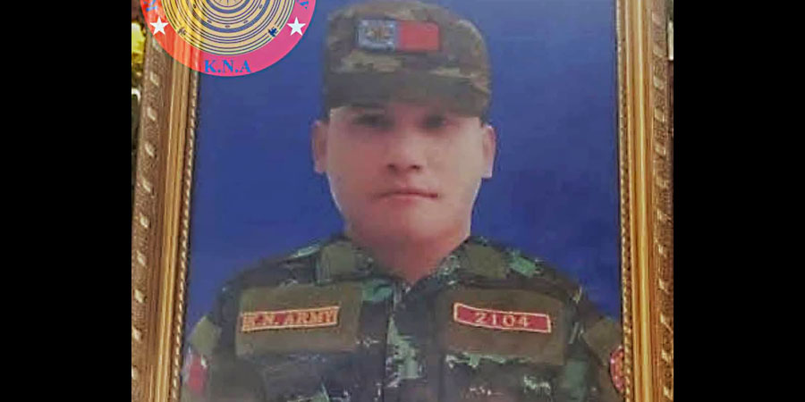 မိုးဗြဲတိုက်ပွဲတွင် ကယန်းအမျိုးသားတပ်မတော် တပ်ခွဲမှူး ခွန်လှမိုး ကျဆုံး