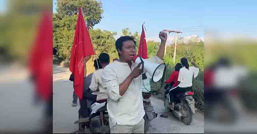 စစ်အာဏာရှင် ချုပ်ငြိမ်းရေးလုပ်ငန်းဖော်ဆောင်ရန် မုံရွာသပိတ်ဦးဆောင်ကော်မတီ တိုက်တွန်း