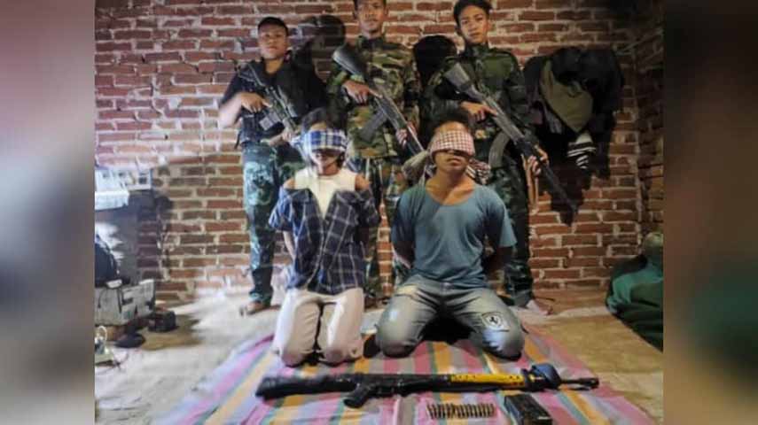 တောင်သာတွင် စျေးဝယ်ထွက်လာသည့် ရဲလင်မယားကို လက်နက်ခဲယမ်းနှင့်အတူ ဖမ်းမိ
