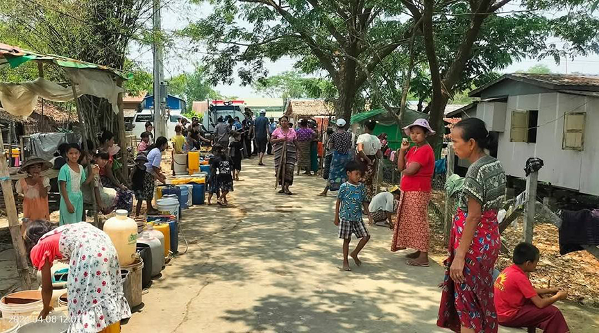 ရန်ကုန်တွင် ဂျိုးဖြူရေ ပြတ်တောက်နေ