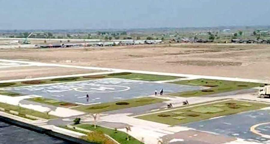 ဟင်္သာတ လေယာဉ်ကွင်းကို စစ်ကောင်စီက ပြန်လည်ပြုပြင်နေ