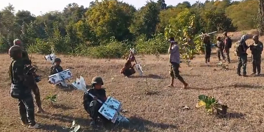 ပေါက်မြို့နယ်ရှိ ကပစ ၂၄ တပ် ဒရုန်းဖြင့် ဗုံးကြဲတိုက်ခိုက်ခံရ