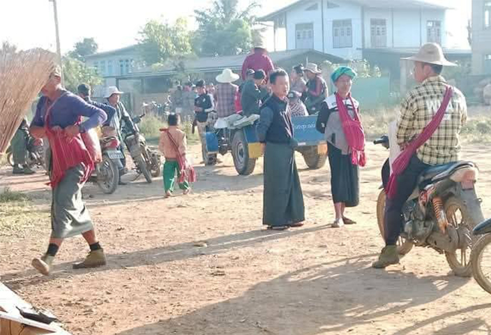 ရပ်စောက်မြို့နယ်က တောင်သူများကို SSPP က ခြံသွားလာခွင့် ထောက်ခံစာလုပ်ခိုင်း