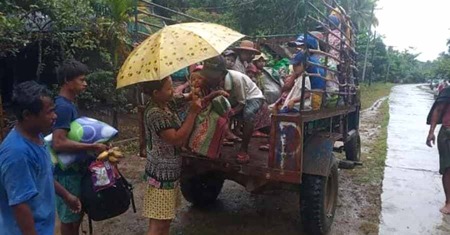 လေးမျက်နှာတွင် ရခိုင်စစ်ဘေးရှောင် ၂၀၀ ကျော် အကူအညီလိုအပ်နေ