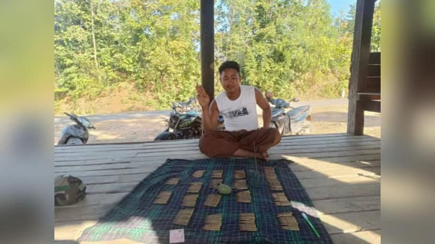 ထီးလင်းရဲတပ်ဖွဲ့မှူးရုံးက ရဲတပ်သား ၁ ဦး အလင်းဝင်