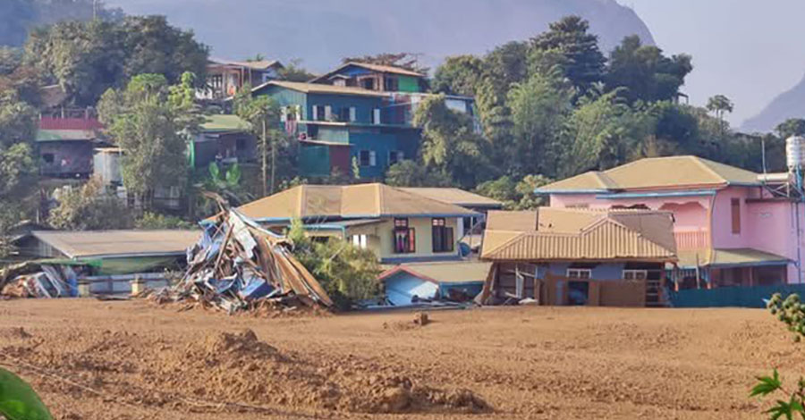 ဖားကန့် စဘော့ကျေးရွာ နွံကန်ပြိုကျမှု သေဆုံးသူ  ၂၀ ဝန်းကျင်ရှိလာ