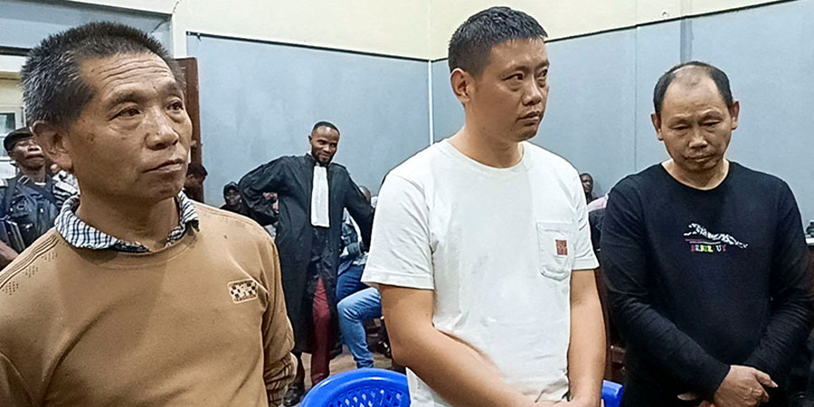 ကွန်ဂိုတွင် တရားမဝင် သတ္တုတူးဖော်မှုဖြင့် တရုတ်နိုင်ငံသား ၃ ဦးကို ထောင် ၇ နှစ်ချ