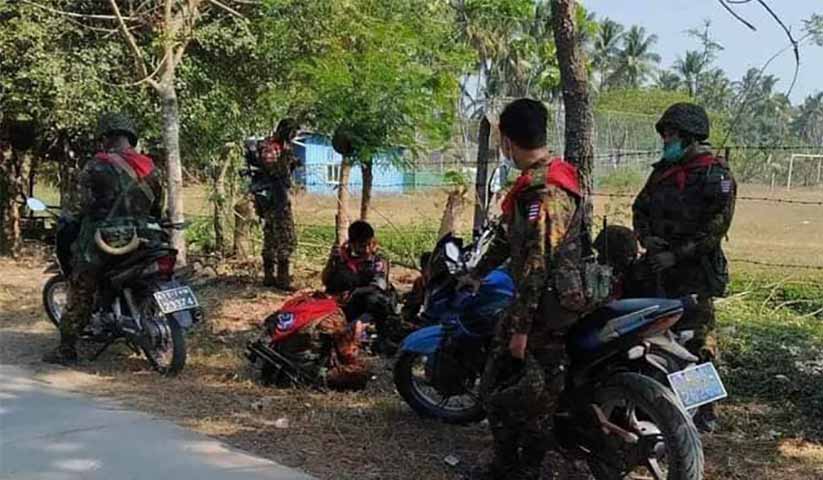 ကြံခင်းတွင် စစ်တပ်က နေအိမ်များကိုစီးနင်းပြီး ကား၊ ဓာတ်ဆီနှင့် အဖိုးတန်ပစ္စည်းများကို လုယက်