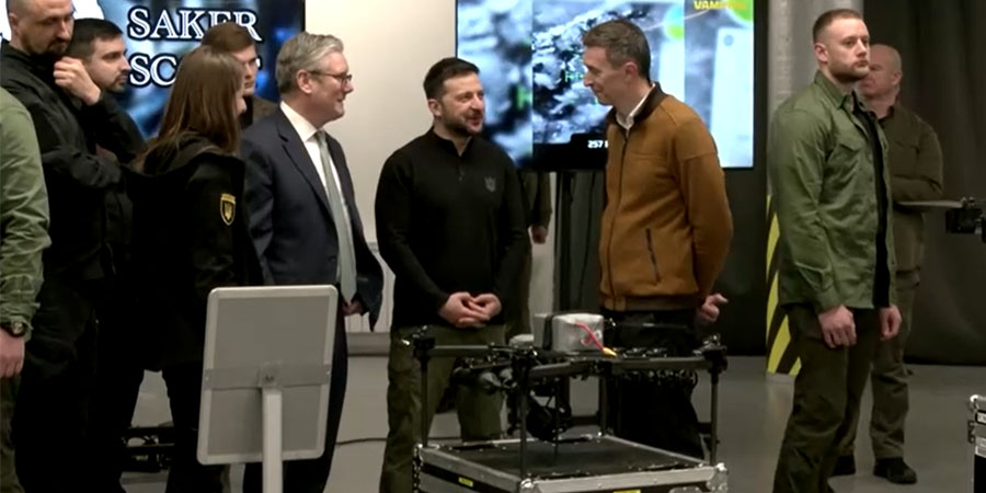 ဗြိတိန်အကူအညီဖြင့် ယူကရိန်း ဒရုန်းထုတ်လုပ်မှု တိုးမြှင့်မည်